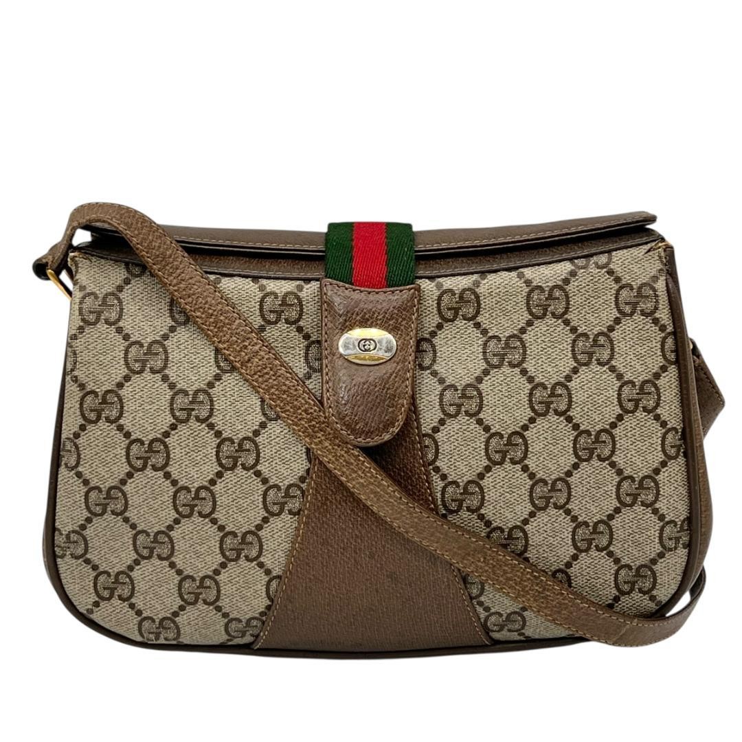 GUCCI Sherry Line GG Supreme Shoulder bag Vintage Crossbody