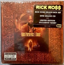 God Forgives, I Don't- Rick Ross CD/ Shirt Best Buy Ex. Boxset Jay Z Nas Dr Dre