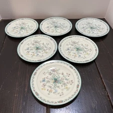 Noritake Paradise 8223 W80 Mint Green Dessert Plate Set Of 6