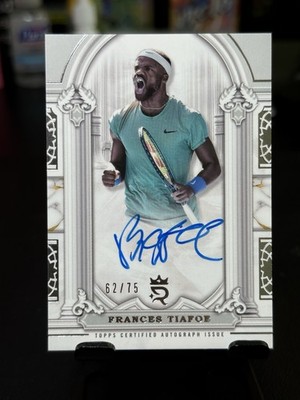 2024 Topps Royalty Tennis Frances Tiafoe Imperial Ink Autograph Card /75
