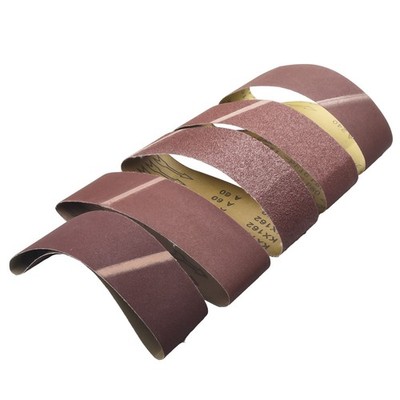 Schleifbänder Schleifband Zubehör Aluminiumoxid Burgund Ersatz Set
