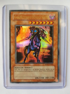 Gaia, Ritter Des Dunklen Windes RP02-DE085 Ultra-Rare Alter Print Light Played