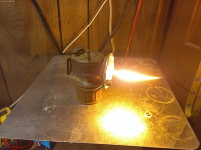 Working justrite Carbide Lamp lantern apocalyptic caving camping hunting mining3