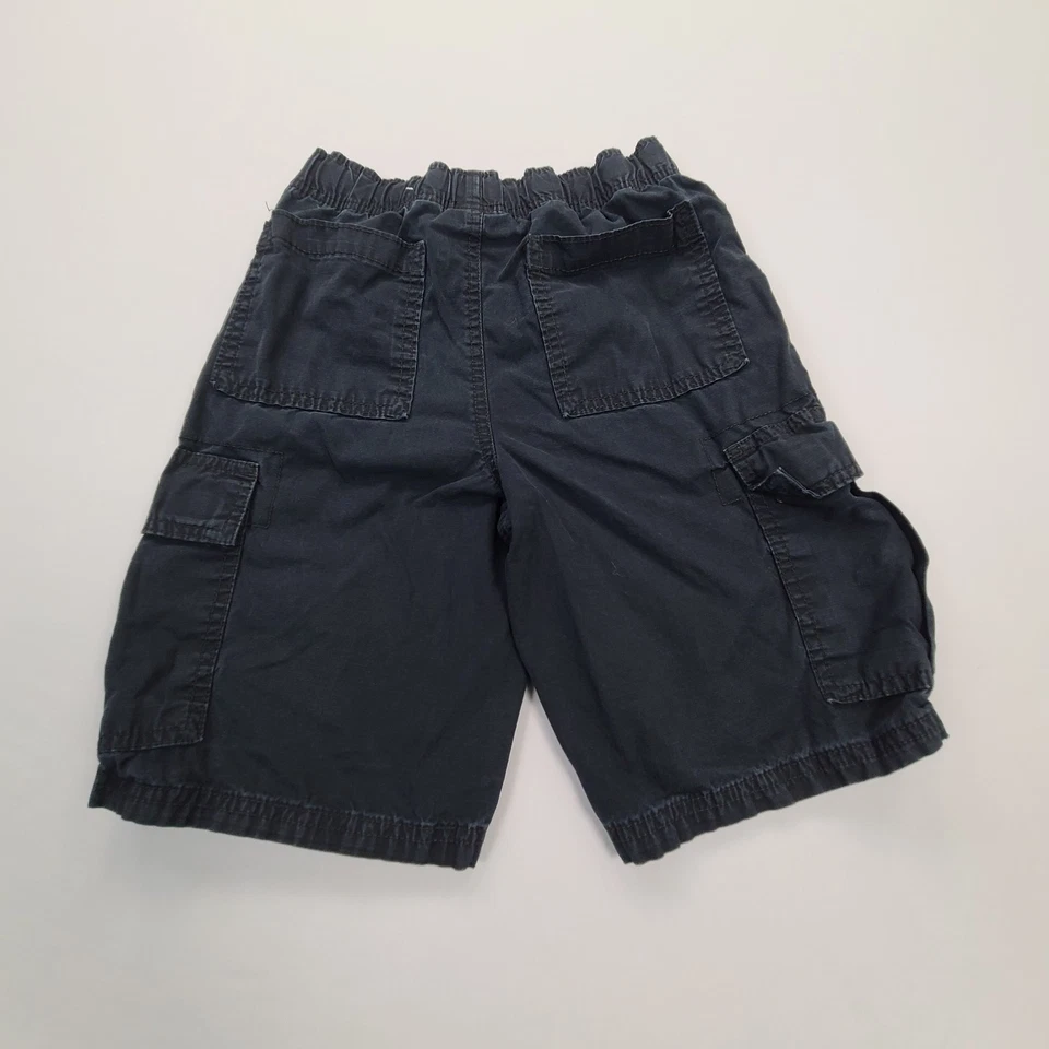 Pantalones Cortos Place Niños 10 Negro Carga Algodón Informal Pull On Verano Uso Diario Foto 2 de 4