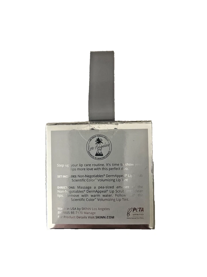 Skinn® Cosmetics tinte de labios voluminizador color y exfoliante de labios DermAppeal® nuevo con caja Foto 4 de 4