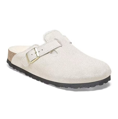 NWT Birkenstock Boston Shearling Suede Leather Unisex Adults All Size