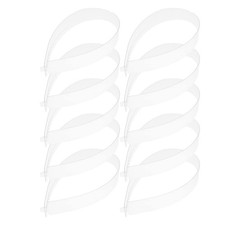 100PCS Clear Collar Stays for Men  s Dress Shirts   Plastic Shirt Collar Inser...
