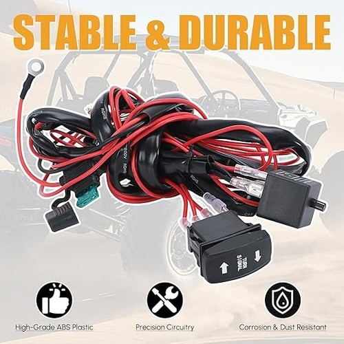 Universal ATV/UTV Turn Signal Kit Side by Side Blinker Kit for Polaris - Picture 2 of 2