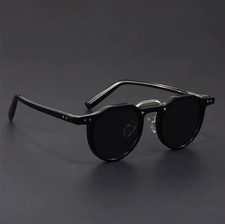 Premium Round Frame Sunglasses   High-Quality Vintage UV Protection Shades in Mu