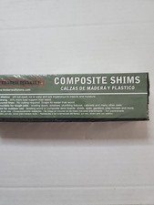 TIMBERWOLF Composite Shims 12 Pack 8 Wood/Plastic NEW FACTORY SEALED