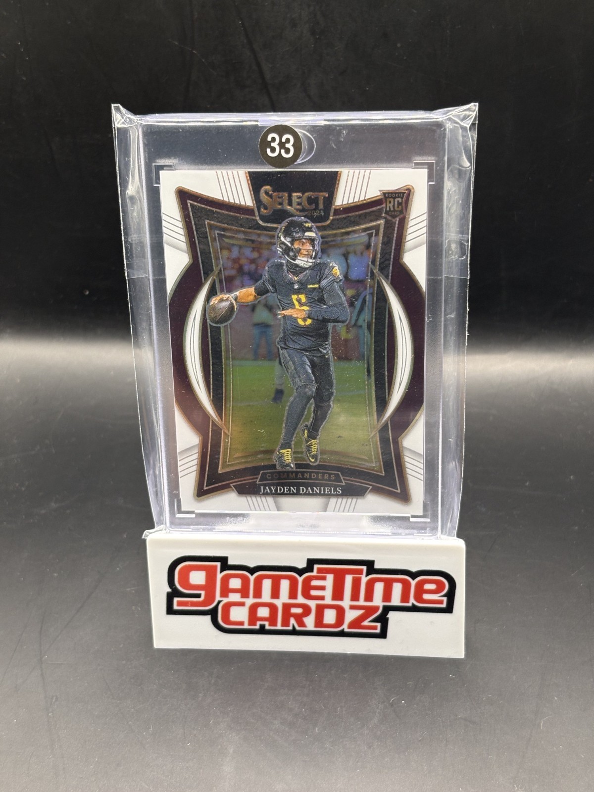 AUCTION #33- JAYDEN DANIELS 2024 SELECT ROOKIE WHITE CONCOURSE /35