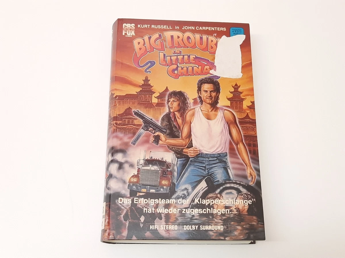 Big Trouble In Little China 1986 VHS German PAL Video Hartbox John Carpenter