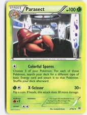 Parasect 2/162 Rare BREAKthrough Pokemon Lightly Played