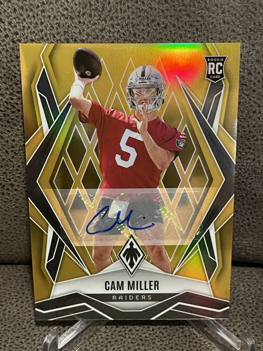 🔥Cam Miller 2025 Panini Phoenix #215 Gold Rookie Auto /10 Las