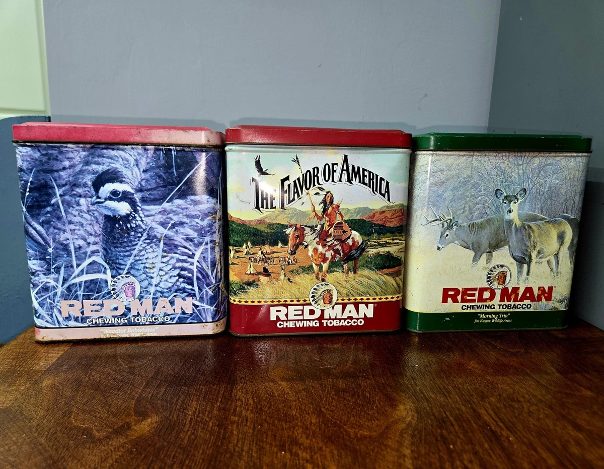redman tobacco tins Redman Chewing Tobacco In Collectible Tobacco Tins for sale