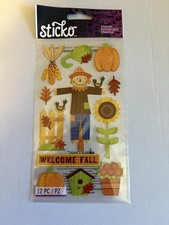 Sticko Thanksgiving Stickers - Welcome Fall - New In Package