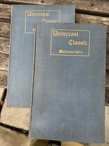 Universal Classic Manuscripts facs from British Museum, Walter Dunn Pub. 1901(?)