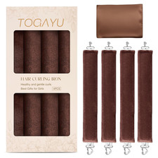 Heatless Curls Overnight Set - Jumbo Overnight Hair Curlers to Sleep In, Soft Ve