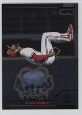 2022 Topps Stadium Club Black Foil Ozzie Smith #76 HOF