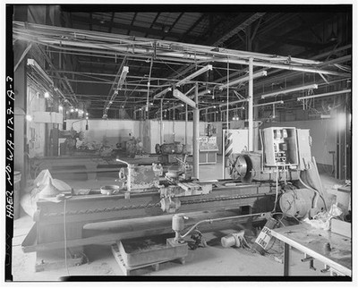 3. Machine Shop Research & Development testing, 189-D. Looking north. -