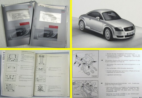 Reparaturleitfaden Audi TT 8N 5/6Gang 02M Getriebe Achsantriebe DQB DXW EFY EHR