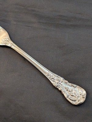 5pc Unknown Mfg UNF 2183 Silverplate Flower Scroll Dinner Forks Unmarked