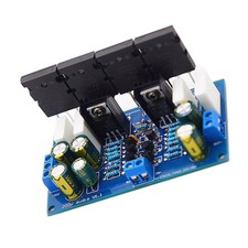 PCB Mono Power Amp Board 1943 5200 HiFi Double Output DC35-60V Audio Module