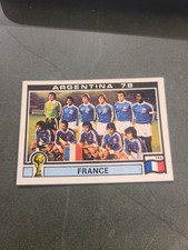 1978 Panini ARGENTINA 78 World Cup SQUADRA Team FRANCIA #80 FIGURINA Sticker