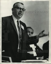 1967 Press Photo Former West Virginia governor, Cecil H. Underwood - mjc08511