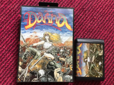 Famiclone Dahna game rare cartridge Sega Mega drive 16bit vintage 90s