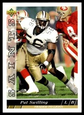 1993 Upper Deck Pat Swilling Detroit Lions #218