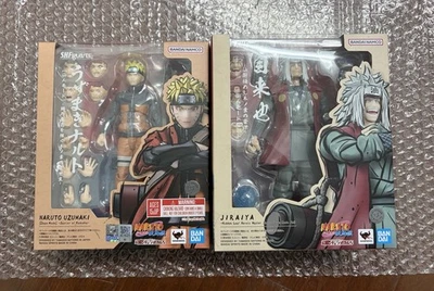 sh figuarts NARUTO UZUMAKI sage mode & JIRAIYA sage mode BANDAI NEW w/shipper - Image 1 of 3