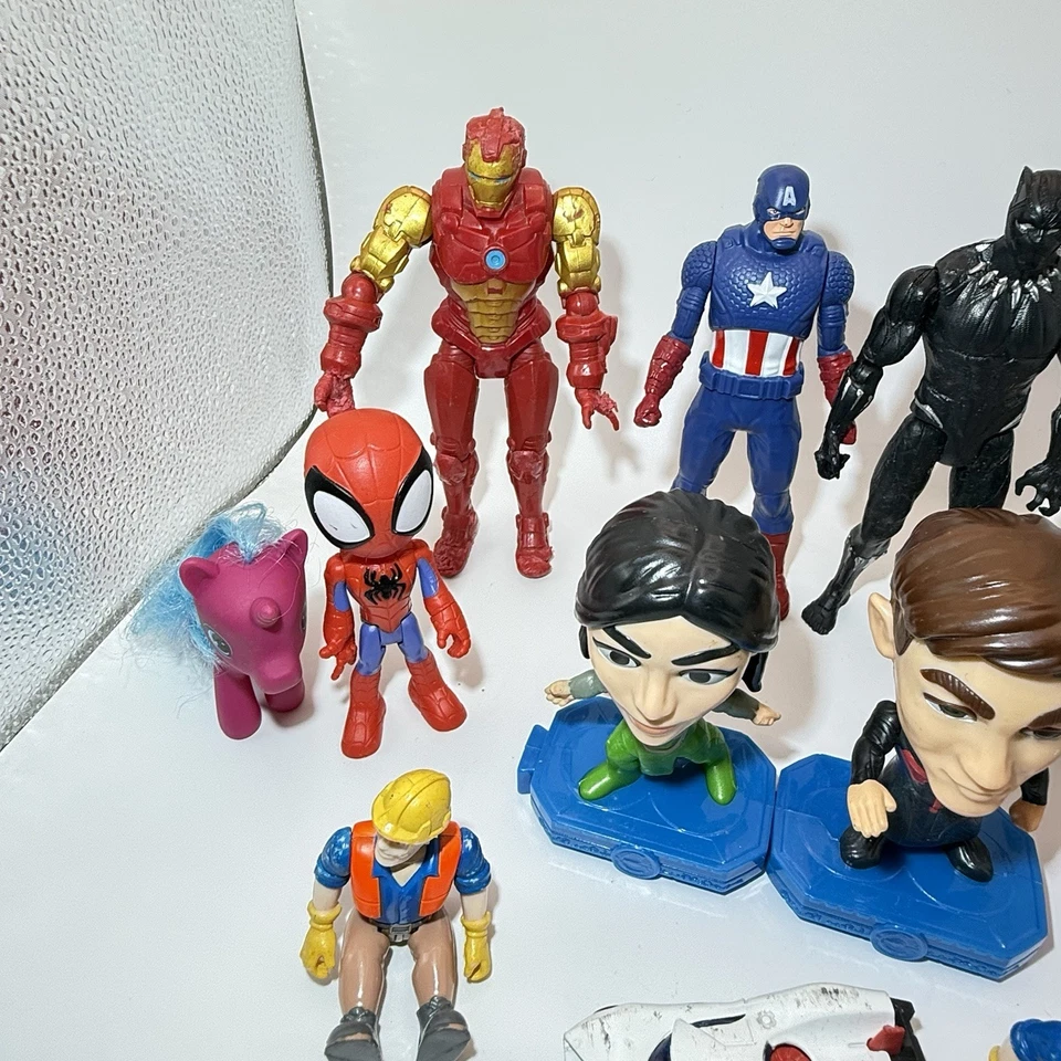 Lote Mixto Juguete Marvel DC Imaginext Coche Disney Infinity Superhéroe Paquete 17 piezas Foto 2 de 4