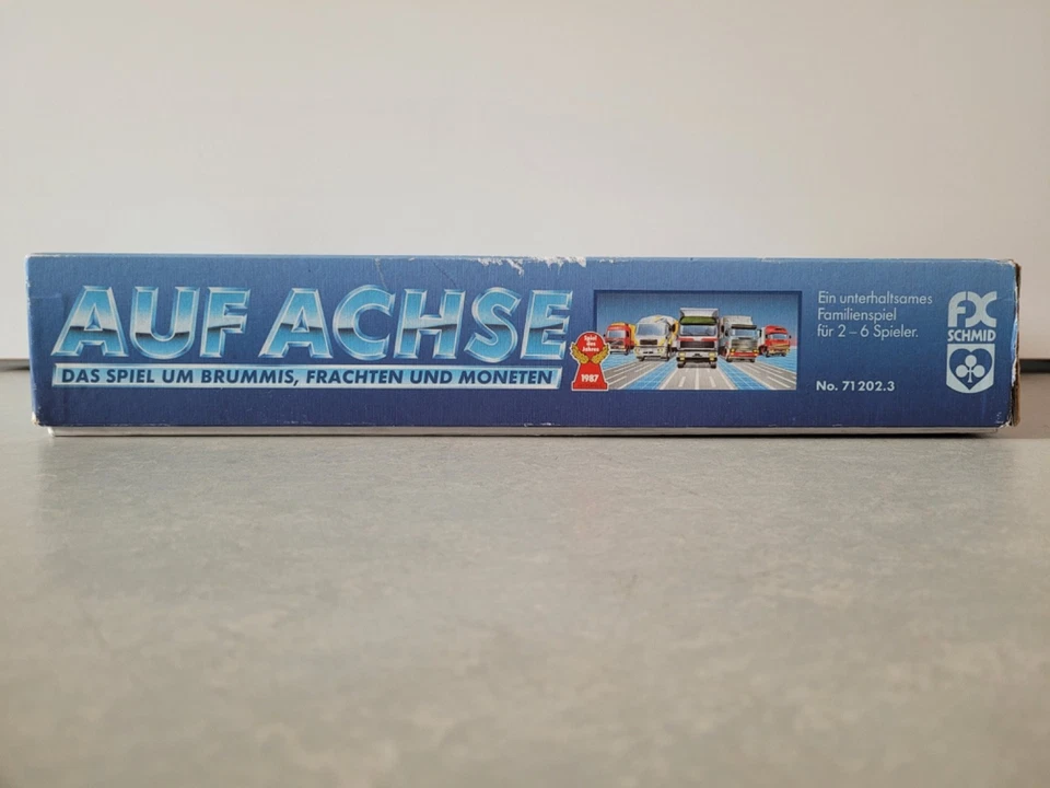 FX Schmid: 1987 Auf Achse Das Spiel um Brummis, Frachten und Moneten komplett * - Bild 4 von 4