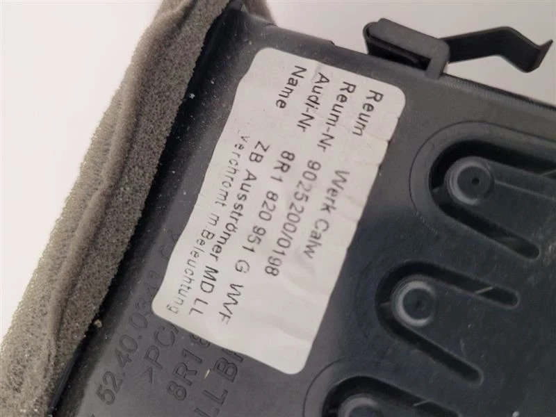 AUDI 8R Q5 SQ5 2009-2012 JUEGO DE 3 SALPICADEROS DELANTERO IZQUIERDO CENTRO DERECHO AIRE ACONDICIONADO VENTILACIÓN OEM Foto 4 de 4