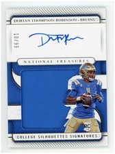2023 National Treasures Collegiate Dorian Thompson-Robinson RC Auto Patch /99