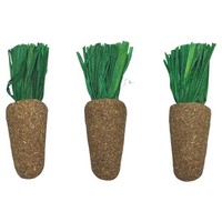 Beeztees Alfalfa Karotten 3 StüCk FüR Nager Kaninchen Snack Zahnpflege 9X2,5 Cm