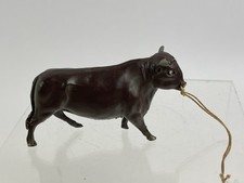 Timpo Toys Man Leading Bull - Bull Only- Mint 1950 Lead Toy Figure