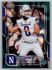 2025 Bowman U Chrome PRESTON STONE Green Lava Refractor 1st Bowman #198