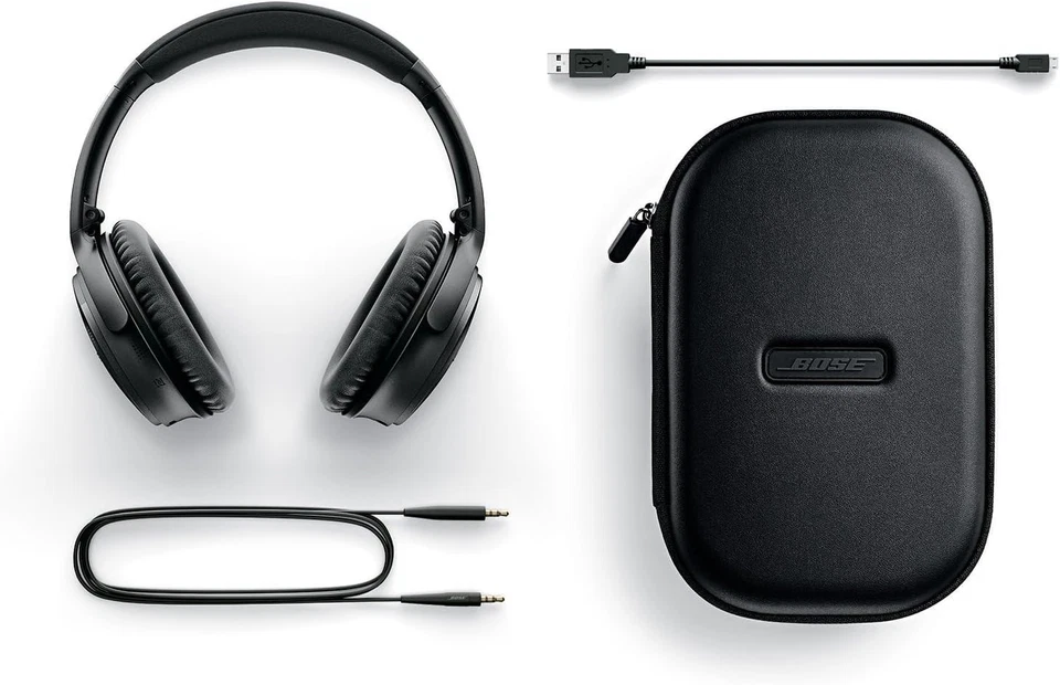 Fones de ouvido sem fio G2U Bose QuietComfort 35 Series II cancelamento de ruído preto - Imagem 2 de 4