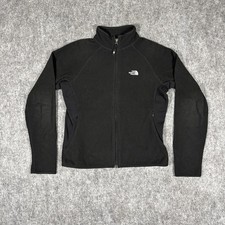 The North Face Jacket Womens Medium Black Full Zip Fleece Flight Series Outdoor