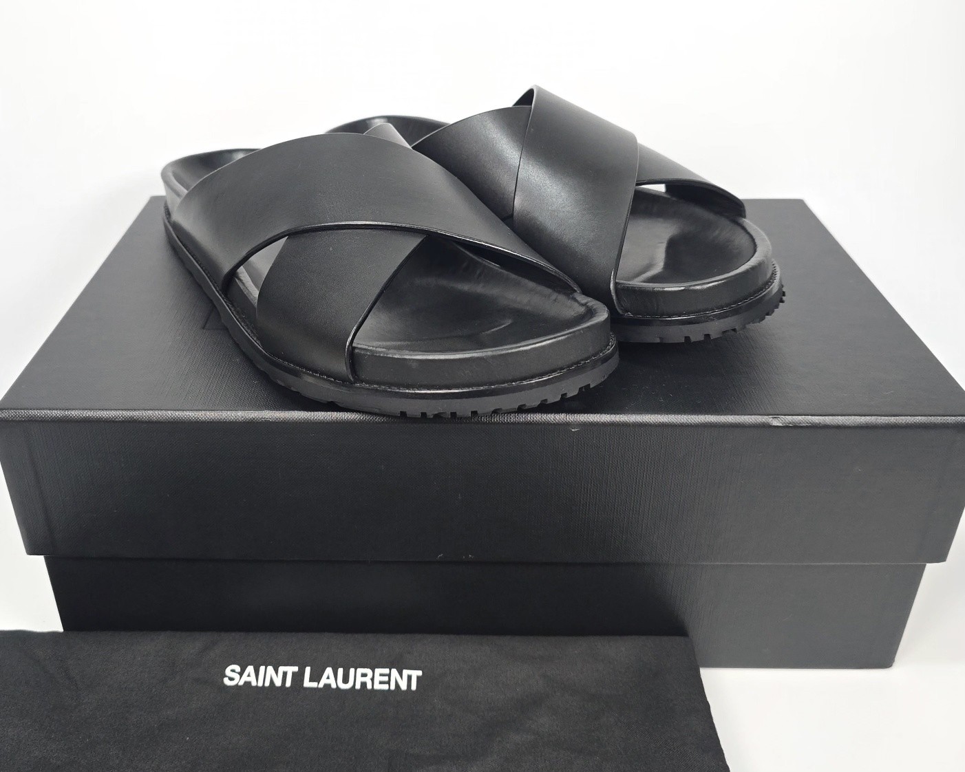 Saint Laurent Ciabatte in pelle 260 115106294
