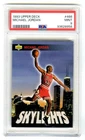 MICHAEL JORDAN~1993 UPPER DECK SKYLIGHTS PSA-9 MINT HOT GRADED CARD#466~NEW CASE