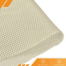 Speaker Grill Cloth 0.5x1.45M Polyester Fiber Stereo Mesh Fabric, Beige