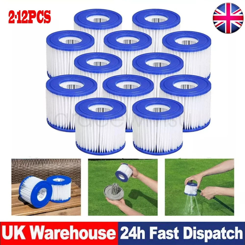 For Bestway Lazy Lay-Z-Spa Filters VI Cartridge Hot Tub Spa Swimming pool - Image 2 of 4