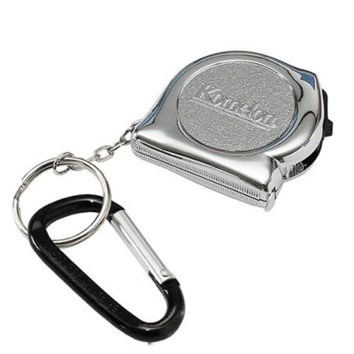 Komelon KeyMaster Mini Tape Measure KMC-74K Steel Pocket 3M Measuring Key Chain - Picture 2 of 3
