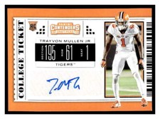 2019 Panini Contenders Draft Picks Collegiate #225 Trayvon Mullen Jr.