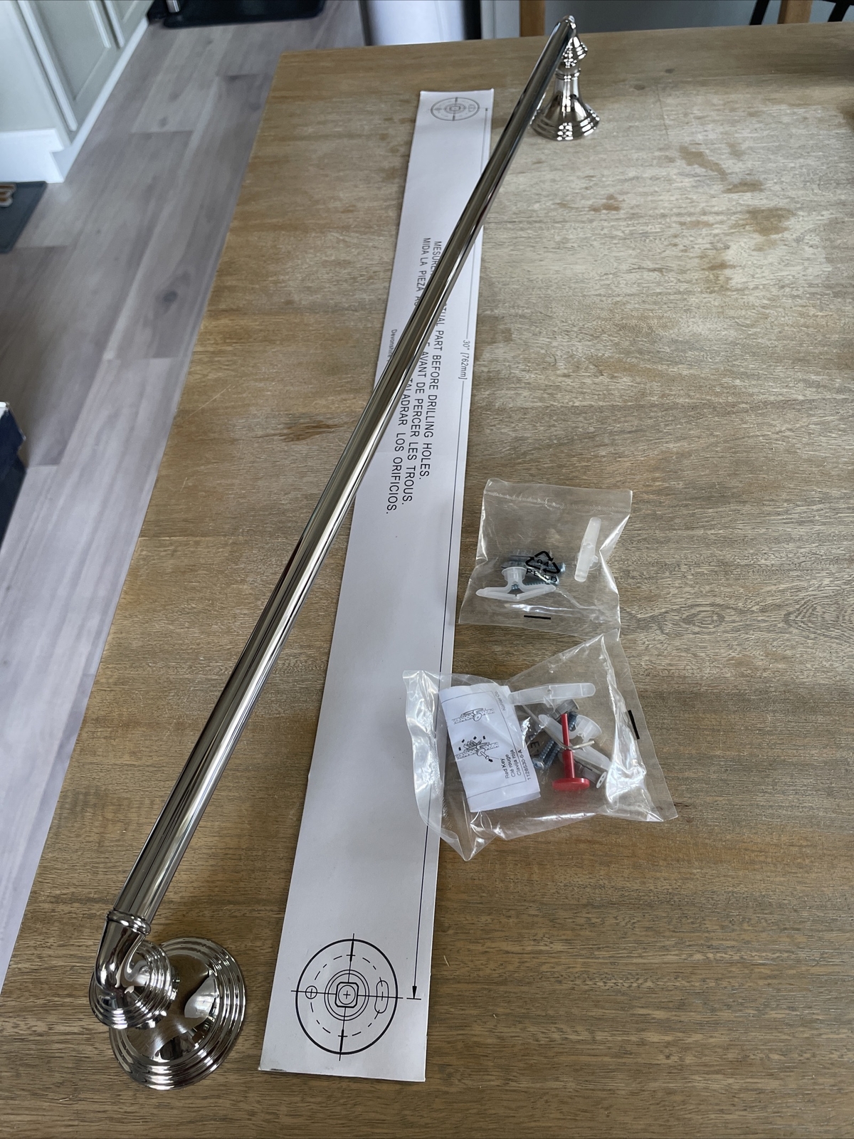 Kohler Devonshire 10552-SN 30 in. Towel Bar Polished Nickel