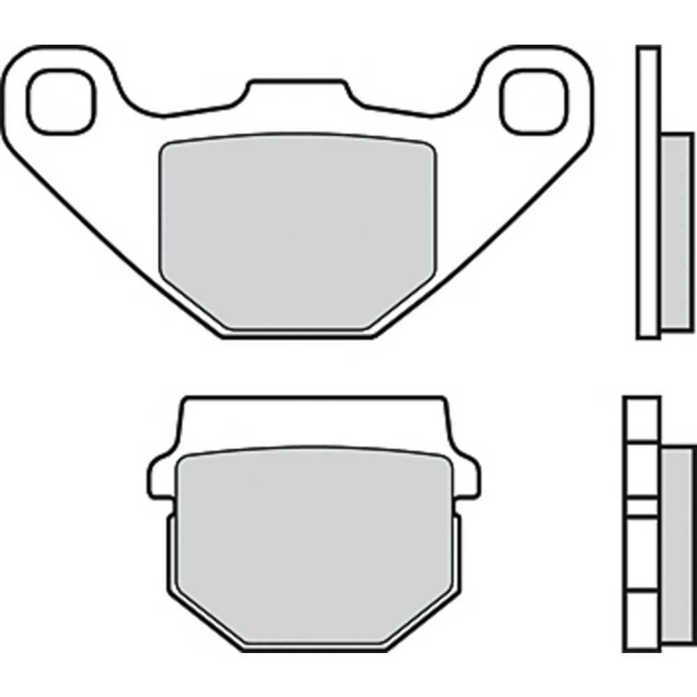 EBC Scooter Bremsbeläge Carbon-Organisch – Hochwertige Bremsbeläge Für Roller (Code LR-732.05.27)