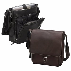 vertical leather laptop bag